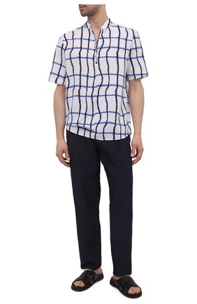 Мужская хлопковая рубашка GIORGIO ARMANI белого цвета по цене 52700 руб., арт. 1SGCCZ51/TZ865 | Фото 2 Мужская хлопковая рубашка GIORGIO ARMANI белого цвета, арт. 1SGCCZ51/TZ865 | Фото 2