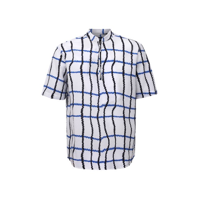 Хлопковая рубашка Giorgio Armani Белый 1SGCCZ51/TZ865 5558400