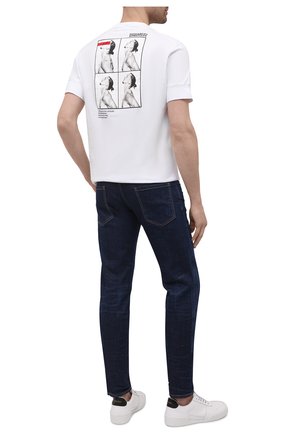 Мужская хлопковая футболка DSQUARED2 белого цвета по цене 22950 руб., арт. S79GC0026/S23009 | Фото 2 Мужская хлопковая футболка DSQUARED2 белого цвета, арт. S79GC0026/S23009 | Фото 2
