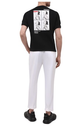 Мужская хлопковая футболка DSQUARED2 черного цвета по цене 22950 руб., арт. S79GC0026/S23009 | Фото 2 Мужская хлопковая футболка DSQUARED2 черного цвета, арт. S79GC0026/S23009 | Фото 2