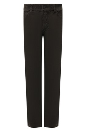 Мужские хлопковые брюки JAMES PERSE темно-зеленого цвета, арт. MRX1260 | Фото 1 (Материал внешний: Хлопок; Длина (брюки, джинсы): Стандартные; Случай: Повседневный; Стили: Кэжуэл)