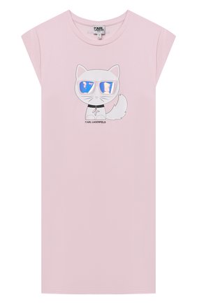 Детское хлопковое платье KARL LAGERFELD KIDS розового цвета по цене 11750 руб., арт. Z12172 | Фото 1 Детское хлопковое платье KARL LAGERFELD KIDS розового цвета, арт. Z12172 | Фото 1 (Материал внешний: Хлопок; Рукава: Короткие; Случай: Повседневный; Девочки Кросс-КТ: Платье-одежда; Региональные ограничения белый список (Axapta Mercury): RU; Ростовка одежда: 9 лет | 134 см, 12 лет | 152 см, 13 - 15 лет | 158 см, 5 лет | 110 см, 7 лет | 122 см)