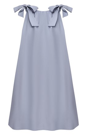 Детское хлопковое платье DOUUOD голубого цвета, арт. 21E/U/JR/AB60/0300/10A-14A | Фото 2 (Материал внешний: Хлопок; Рукава: Короткие; Материал подклада: Хлопок; Девочки Кросс-КТ: Платье-одежда; Случай: Повседневный; Региональные ограничения белый список (Axapta Mercury): RU; Ростовка одежда: 10 - 11 лет | 140 - 146см, 12 лет | 152 см)