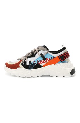 Детские кроссовки DOLCE & GABBANA разноцветного цвета по цене 43850 руб., арт. DA0965/A0210/37-39 | Фото 2 Детские кроссовки DOLCE & GABBANA разноцветного цвета, арт. DA0965/A0210/37-39 | Фото 2