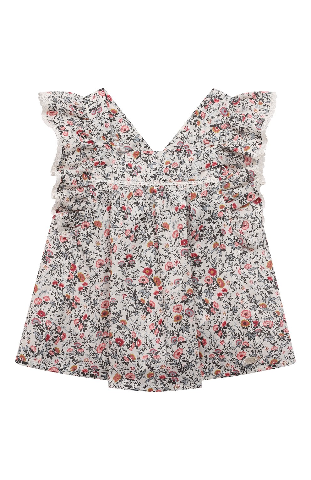 Детский хлопковый топ TARTINE ET CHOCOLAT разноцветного цвета, арт. TS12001/1M-9M | Фото 1
