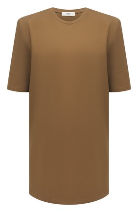 Женское хлопковое платье THE FRANKIE SHOP коричневого цвета по цене 14450 руб., арт. DR SEA KR 10 | Фото 1 Женское хлопковое платье THE FRANKIE SHOP коричневого цвета, арт. DR SEA KR 10 | Фото 1