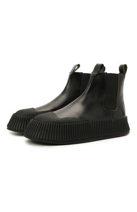 Мужские кожаные челси JIL SANDER черного цвета по цене 48350 руб., арт. JI32527A-13161 | Фото 1 Мужские кожаные челси JIL SANDER черного цвета, арт. JI32527A-13161 | Фото 1 (Мужское Кросс-КТ: Челси-обувь, Сапоги-обувь; Подошва: Массивная; Материал внутренний: Натуральная кожа; Материал внешний: Кожа)