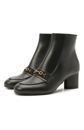Женские кожаные ботильоны SALVATORE FERRAGAMO черного цвета по цене 87000 руб., арт. Z-07411911C | Фото 1 Женские кожаные ботильоны SALVATORE FERRAGAMO черного цвета, арт. Z-07411911C | Фото 1
