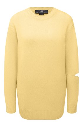 Женский кашемировый пуловер STELLA MCCARTNEY желтого цвета по цене 72050 руб., арт. 601883/S7231 | Фото 1 Женский кашемировый пуловер STELLA MCCARTNEY желтого цвета, арт. 601883/S7231 | Фото 1