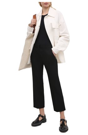 Женские шерстяные брюки STELLA MCCARTNEY черного цвета по цене 53750 руб., арт. 529866/SPA28 | Фото 2 Женские шерстяные брюки STELLA MCCARTNEY черного цвета, арт. 529866/SPA28 | Фото 2