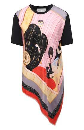 Женская футболка LANVIN разноцветного цвета по цене 62500 руб., арт. RW-T0691J-4792-P21 | Фото 1 Женская футболка LANVIN разноцветного цвета, арт. RW-T0691J-4792-P21 | Фото 1