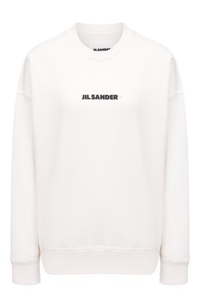 Женский хлопковый свитшот JIL SANDER белого цвета по цене 41750 руб., арт. JPPS707513-WS248608 | Фото 1 Женский хлопковый свитшот JIL SANDER белого цвета, арт. JPPS707513-WS248608 | Фото 1