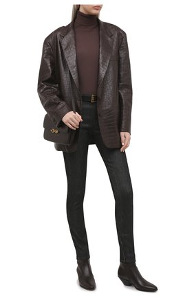 Женские джинсы TOM FORD черного цвета по цене 89950 руб., арт. PAD056-DEX095 | Фото 2 Женские джинсы TOM FORD черного цвета, арт. PAD056-DEX095 | Фото 2