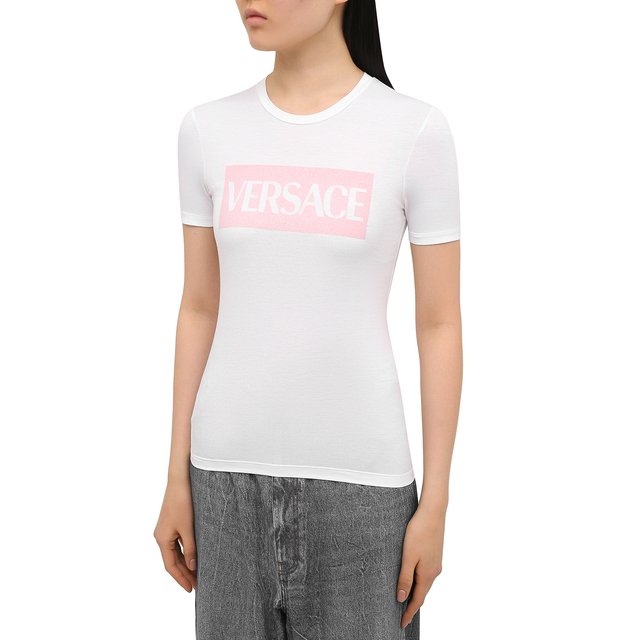 фото Футболка из вискозы versace