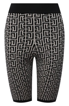 Женские шорты из шерсти и вискозы BALMAIN черно-белого цвета по цене 127000 руб., арт. VF0PB010/K253 | Фото 1 Женские шорты из шерсти и вискозы BALMAIN черно-белого цвета, арт. VF0PB010/K253 | Фото 1