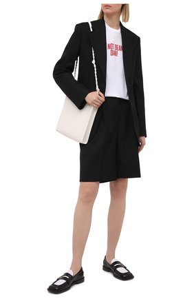 Женская хлопковая футболка DSQUARED2 белого цвета по цене 19800 руб., арт. S72GD0298/S23009 | Фото 2 Женская хлопковая футболка DSQUARED2 белого цвета, арт. S72GD0298/S23009 | Фото 2