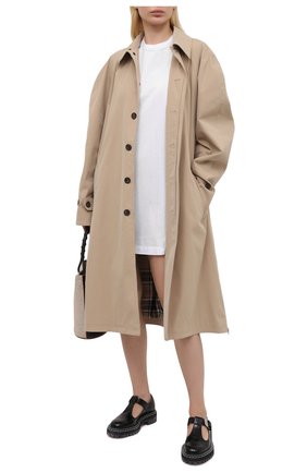 Женское хлопковое платье DSQUARED2 белого цвета по цене 33400 руб., арт. S75CV0395/S23009 | Фото 2 Женское хлопковое платье DSQUARED2 белого цвета, арт. S75CV0395/S23009 | Фото 2