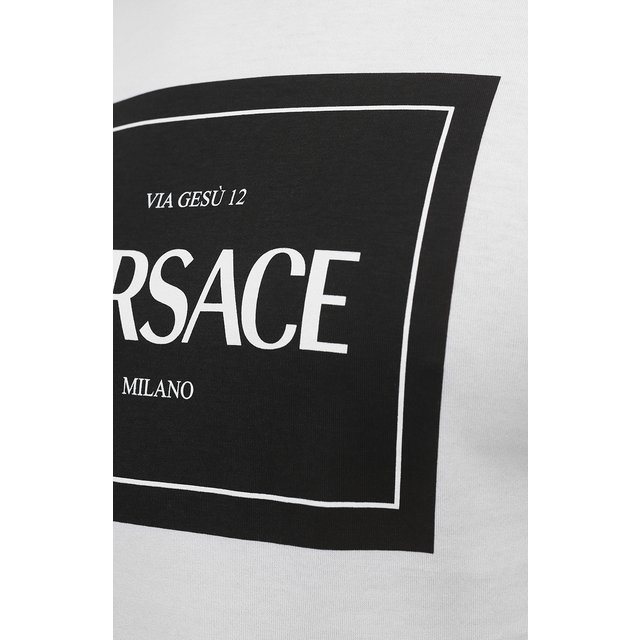 фото Хлопковая футболка versace