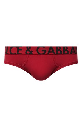 Мужские хлопковые брифы DOLCE & GABBANA красного цвета по цене 5185 руб., арт. M3B91J/FUGHH | Фото 1 Мужские хлопковые брифы DOLCE & GABBANA красного цвета, арт. M3B91J/FUGHH | Фото 1