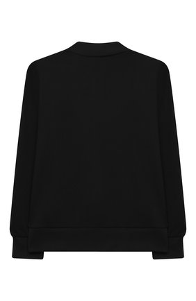 Детский хлопковый бомбер KARL LAGERFELD KIDS черного цвета по цене 12400 руб., арт. Z25296 | Фото 2 Детский хлопковый бомбер KARL LAGERFELD KIDS черного цвета, арт. Z25296 | Фото 2