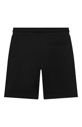 Детские хлопковые шорты KARL LAGERFELD KIDS черного цвета по цене 9700 руб., арт. Z24109 | Фото 2 Детские хлопковые шорты KARL LAGERFELD KIDS черного цвета, арт. Z24109 | Фото 2
