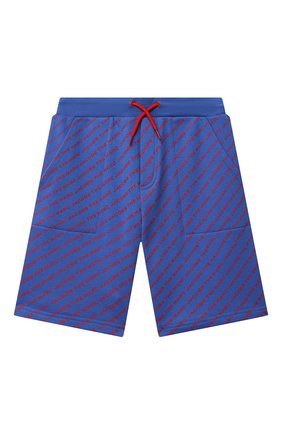 Детские хлопковые шорты MARC JACOBS (THE) синего цвета по цене 7850 руб., арт. W24231 | Фото 1 Детские хлопковые шорты MARC JACOBS (THE) синего цвета, арт. W24231 | Фото 1