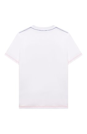 Детская хлопковая футболка MARC JACOBS (THE) белого цвета по цене 6610 руб., арт. W25470 | Фото 2 Детская хлопковая футболка MARC JACOBS (THE) белого цвета, арт. W25470 | Фото 2