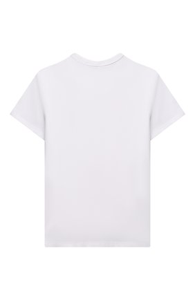 Детская хлопковая футболка MARC JACOBS (THE) белого цвета по цене 8670 руб., арт. W15552 | Фото 2 Детская хлопковая футболка MARC JACOBS (THE) белого цвета, арт. W15552 | Фото 2