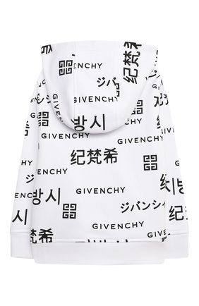 Детский хлопковая толстовка GIVENCHY черно-белого цвета по цене 41800 руб., арт. H25231 | Фото 2 Детский хлопковая толстовка GIVENCHY черно-белого цвета, арт. H25231 | Фото 2 (Материал внешний: Хлопок; Рукава: Длинные; Мальчики Кросс-КТ: Толстовка-одежда; Региональные ограничения белый список (Axapta Mercury): RU; Ростовка одежда: 10 - 11 лет | 140 - 146см, 12 лет | 152 см, 13 - 15 лет | 158 см, 4 года | 104 см, 6 лет | 116 см, 8 лет | 128 см)