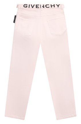 Детские джинсы GIVENCHY светло-розового цвета по цене 30900 руб., арт. H14125 | Фото 2 Детские джинсы GIVENCHY светло-розового цвета, арт. H14125 | Фото 2 (Кросс-КТ: джинсы; Региональные ограничения белый список (Axapta Mercury): RU; Детали: На резинке, Однотонный; Ростовка одежда: 10 - 11 лет | 140 - 146см, 12 лет | 152 см, 8 лет | 128 см)