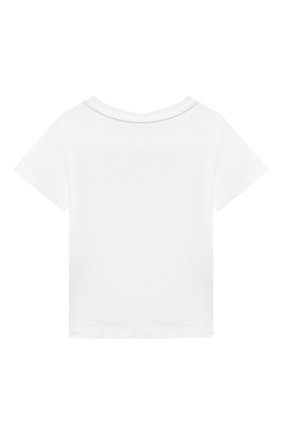 Детский хлопковая футболка GIVENCHY белого цвета по цене 16200 руб., арт. H05163 | Фото 2 Детский хлопковая футболка GIVENCHY белого цвета, арт. H05163 | Фото 2 (Материал внешний: Хлопок; Рукава: Короткие; Региональные ограничения белый список (Axapta Mercury): RU; Ростовка одежда: 12 мес | 80 см, 18 мес | 86 см, 24 мес | 92 см, 36 мес | 98 см, 6 мес | 68 см, 9 мес | 74 см)