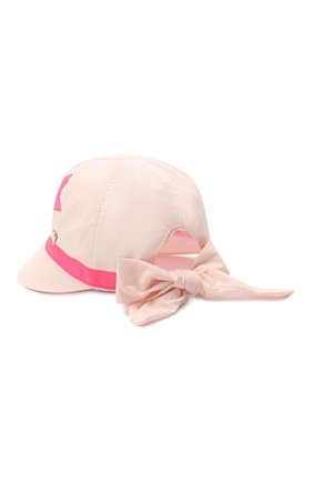 Детская хлопковая кепка IL TRENINO светло-розового цвета, арт. 21 5118 | Фото 2 (Материал: Текстиль, Хлопок; Региональные ограничения белый список (Axapta Mercury): RU)