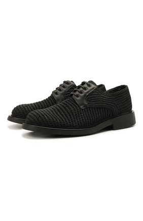 Мужские текстильные дерби the level BOTTEGA VENETA черного цвета по цене 146000 руб., арт. 651314/V00H1 | Фото 1 Мужские текстильные дерби the level BOTTEGA VENETA черного цвета, арт. 651314/V00H1 | Фото 1 (Стили: Классический; Материал внутренний: Натуральная кожа; Материал внешний: Текстиль; Региональные ограничения белый список (Axapta Mercury): RU)