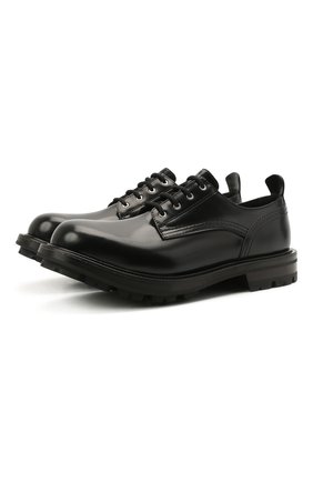 Мужские кожаные дерби ALEXANDER MCQUEEN черного цвета по цене 71700 руб., арт. 652663/WHZ80 | Фото 1 Мужские кожаные дерби ALEXANDER MCQUEEN черного цвета, арт. 652663/WHZ80 | Фото 1 (Материал внутренний: Натуральная кожа; Стили: Классический; Материал внешний: Кожа; Длина стельки: 27,5, 29,8, 27,3, 30,2, 26,3)