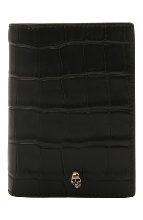 Мужской кожаный футляр для кредитных карт ALEXANDER MCQUEEN черного цвета по цене 21200 руб., арт. 649222/DZTIY | Фото 1 Мужской кожаный футляр для кредитных карт ALEXANDER MCQUEEN черного цвета, арт. 649222/DZTIY | Фото 1