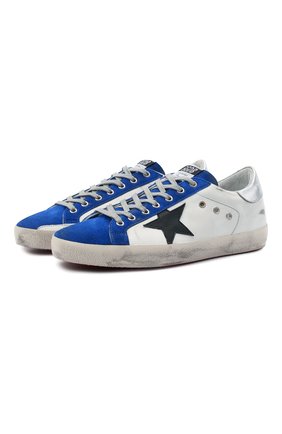 Мужские кожаные кеды superstar GOLDEN GOOSE DELUXE BRAND белого цвета по цене 39350 руб., арт. GMF00101.F001247 | Фото 1 Мужские кожаные кеды superstar GOLDEN GOOSE DELUXE BRAND белого цвета, арт. GMF00101.F001247 | Фото 1