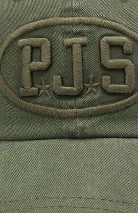 Мужской хлопковая бейсболка PARAJUMPERS хаки цвета по цене 5380 руб., арт. HA01/PJS CAP | Фото 3 Мужской хлопковая бейсболка PARAJUMPERS хаки цвета, арт. HA01/PJS CAP | Фото 3