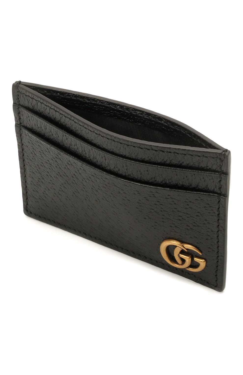 Мужской кожаный футляр для кредитных карт GUCCI черного цвета по цене 25100 руб., арт. 436022/DJ20T | Фото 3 Мужской кожаный футляр для кредитных карт GUCCI черного цвета, арт. 436022/DJ20T | Фото 3