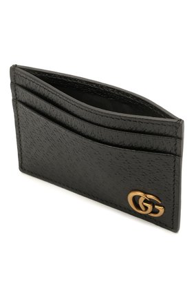 Мужской кожаный футляр для кредитных карт GUCCI черного цвета по цене 25100 руб., арт. 436022/DJ20T | Фото 3 Мужской кожаный футляр для кредитных карт GUCCI черного цвета, арт. 436022/DJ20T | Фото 3