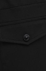 Мужские брюки STONE ISLAND черного цвета, арт. 7415312X4 | Фото 5 (Длина (брюки, джинсы): Стандартные; Случай: Повседневный; Материал внешний: Синтетический материал; Стили: Гранж)
