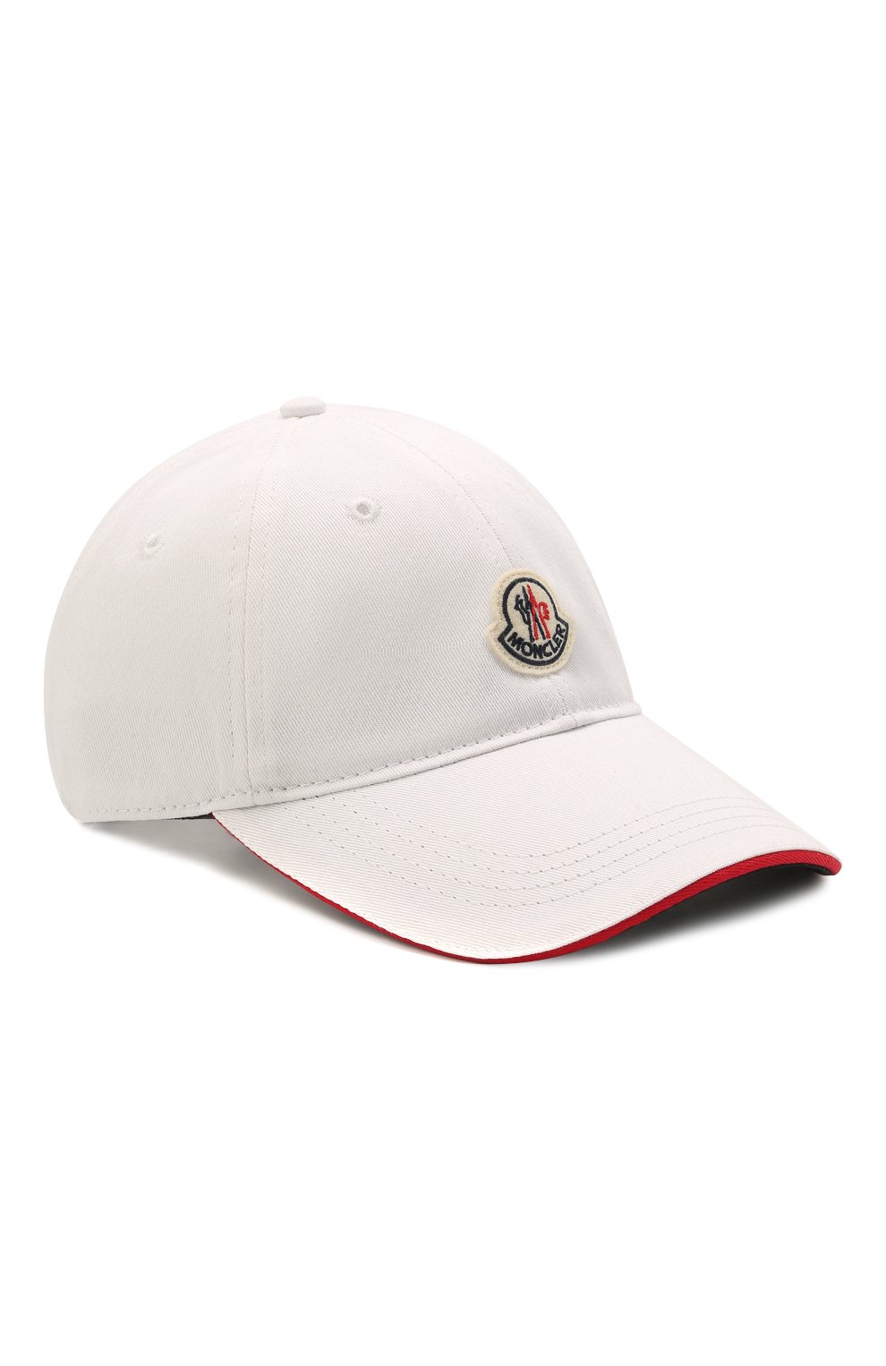 Мужской хлопковая бейсболка MONCLER белого цвета, арт. G1-091-3B707-00-V0090 | Фото 1