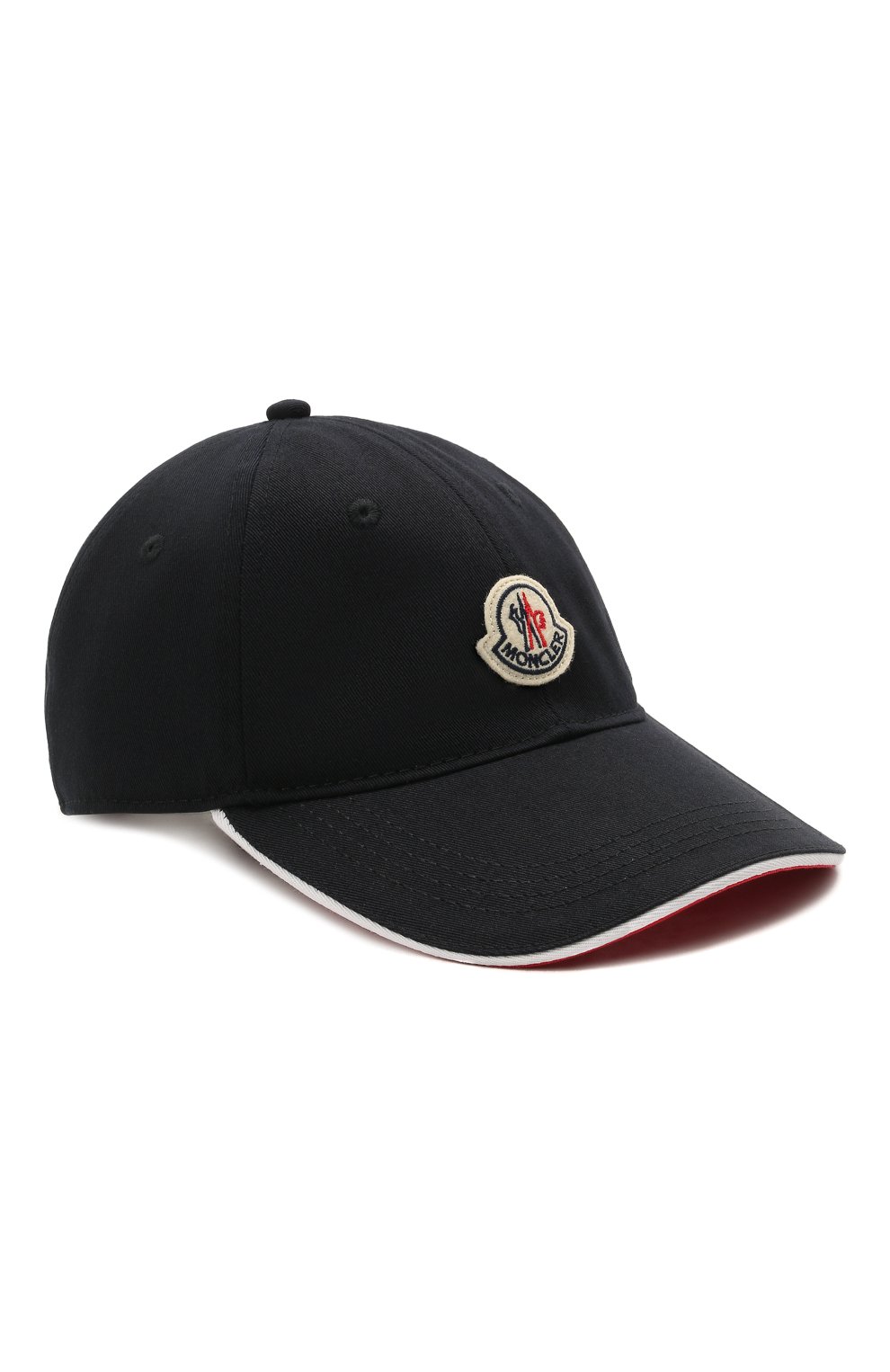Мужской хлопковая бейсболка MONCLER темно-синего цвета, арт. G1-091-3B707-00-V0090 | Фото 1