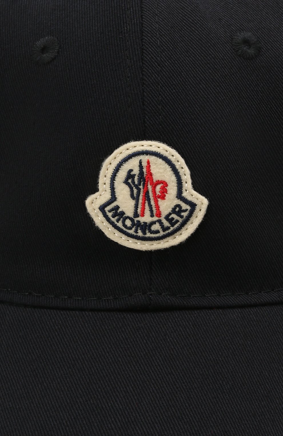 Мужской хлопковая бейсболка MONCLER темно-синего цвета по цене 12500 руб., арт. G1-091-3B707-00-V0090 | Фото 3 Мужской хлопковая бейсболка MONCLER темно-синего цвета, арт. G1-091-3B707-00-V0090 | Фото 3