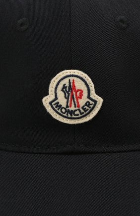 Мужской хлопковая бейсболка MONCLER темно-синего цвета по цене 12500 руб., арт. G1-091-3B707-00-V0090 | Фото 3 Мужской хлопковая бейсболка MONCLER темно-синего цвета, арт. G1-091-3B707-00-V0090 | Фото 3