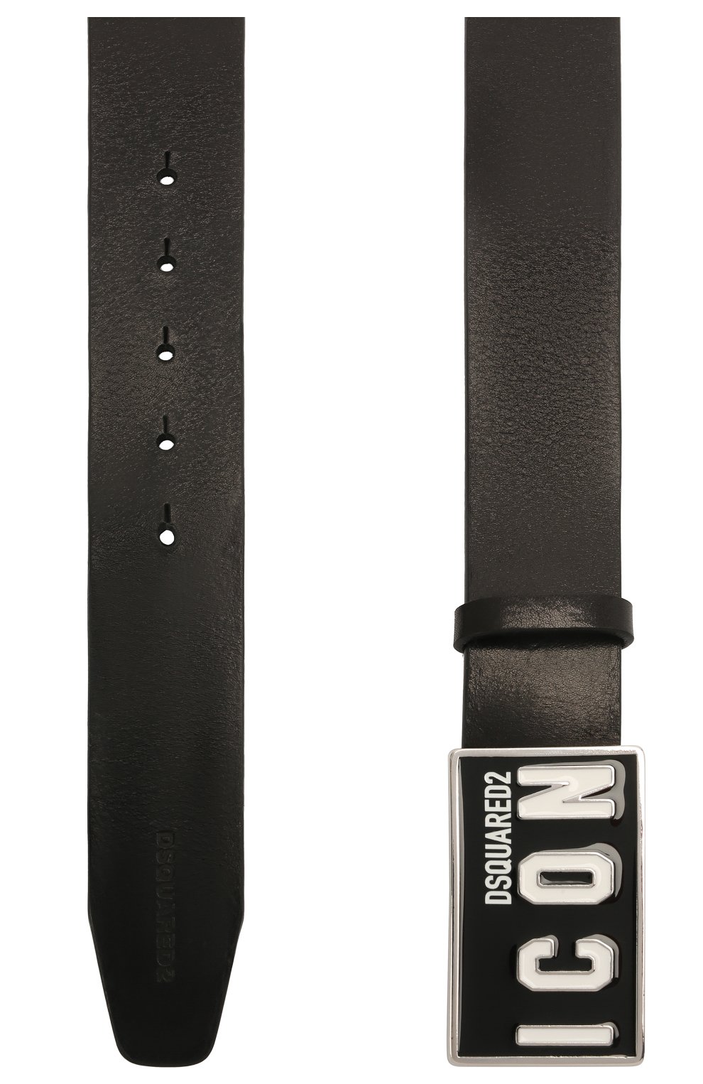 Мужской кожаный ремень DSQUARED2 черного цвета по цене 28500 руб., арт. BEM0326 12900001 | Фото 2 Мужской кожаный ремень DSQUARED2 черного цвета, арт. BEM0326 12900001 | Фото 2 (Случай: Повседневный; Материал: Натуральная кожа)