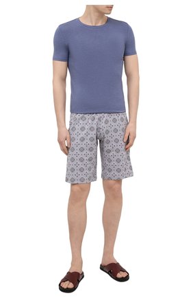 Мужская футболка ERMENEGILDO ZEGNA темно-синего цвета по цене 9225 руб., арт. N3M201220 | Фото 2 Мужская футболка ERMENEGILDO ZEGNA темно-синего цвета, арт. N3M201220 | Фото 2