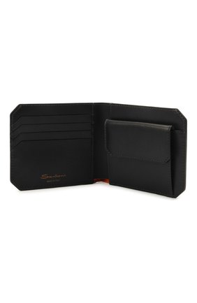 Мужской кожаное портмоне SANTONI черного цвета по цене 27450 руб., арт. UFPPA2025F0-XVVDN01 | Фото 3 Мужской кожаное портмоне SANTONI черного цвета, арт. UFPPA2025F0-XVVDN01 | Фото 3