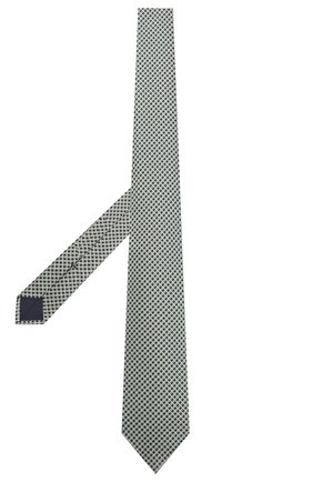 Мужской шелковый галстук CORNELIANI хаки цвета, арт. 87U390-1120308/00 | Фото 2 (Материал: Текстиль, Шелк; Принт: С принтом)