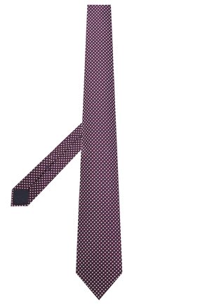 Мужской шелковый галстук CORNELIANI фиолетового цвета по цене 17400 руб., арт. 87U390-1120305/00 | Фото 2 Мужской шелковый галстук CORNELIANI фиолетового цвета, арт. 87U390-1120305/00 | Фото 2 (Материал: Шелк, Текстиль; Принт: С принтом)