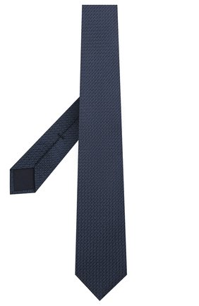 Мужской шелковый галстук CORNELIANI синего цвета по цене 21550 руб., арт. 87U306-1120302/00 | Фото 2 Мужской шелковый галстук CORNELIANI синего цвета, арт. 87U306-1120302/00 | Фото 2 (Материал: Текстиль, Шелк; Принт: Без принта)